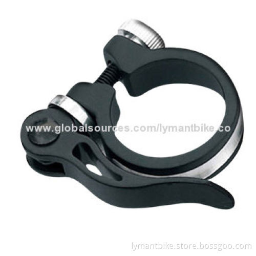 Extruded Seat Post Clamp with Quick Release, Made of Aluminum Alloy